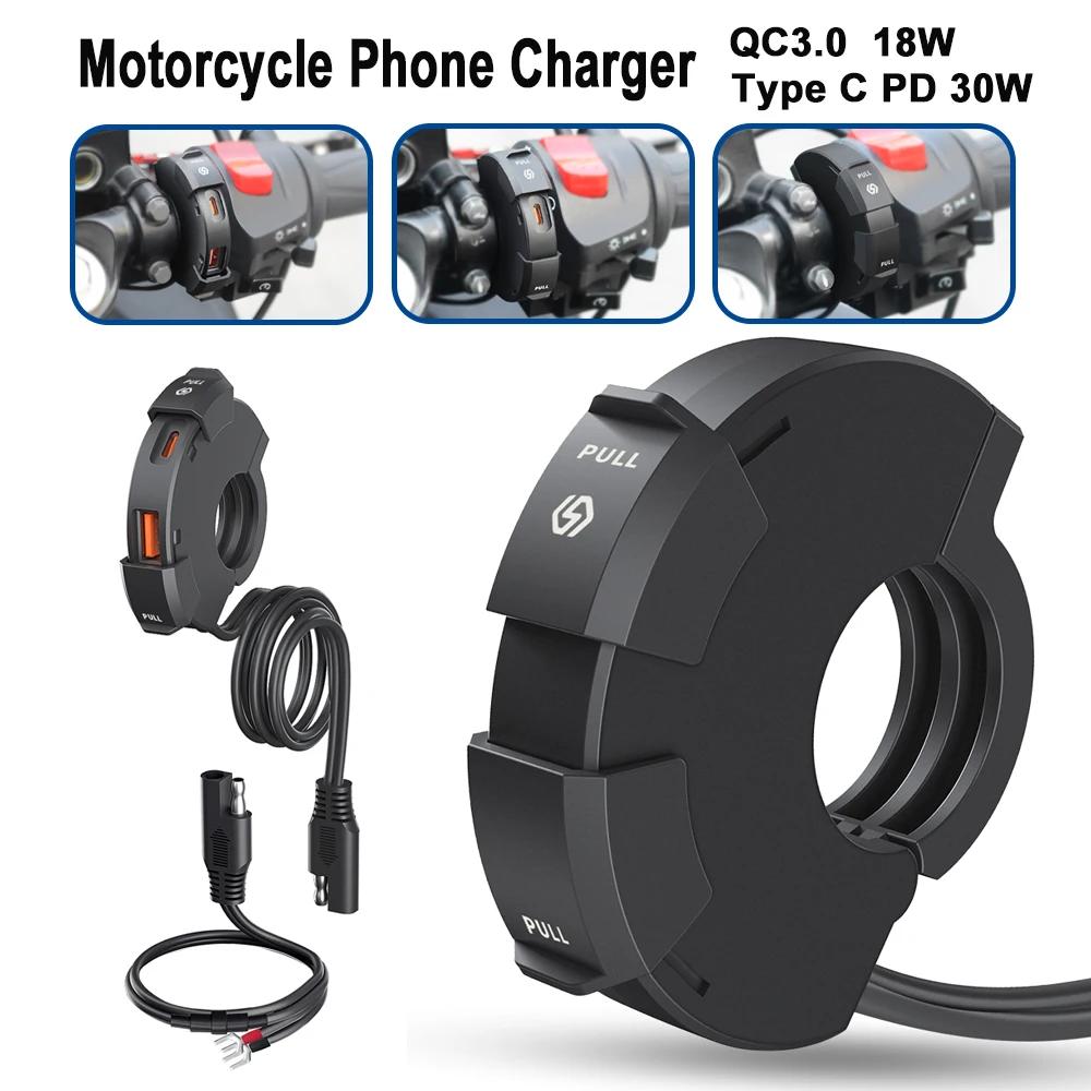 DC12V-24V 2   Ʈ  ޴ , USB 18W, C Ÿ 30W,  QC3.0 PD,  ATV USB 